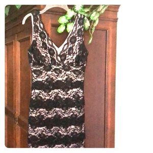 Fully lined lace dress, worn once for an hour